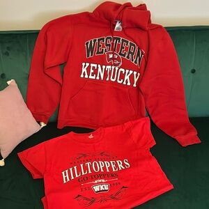 WKU hoodie and t-shirt bundle